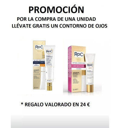 ROC RETINOL CORREXION ANTIEDAD SPF 30 30 ml con REGALO de CONTORNO DE OJOS ROC 15 ml