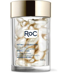 ROC RETINOL CORREXION SERUM DE NOCHE 30 CÁPSULAS 10.5 ml con REGALO de CONTORNO DE OJOS ROC 15 ml