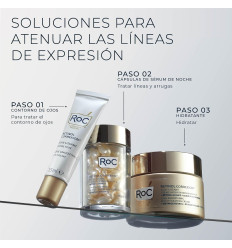ROC RETINOL CORREXION MÁXIMA HIDRATACIÓN 50 ml con REGALO de CONTORNO DE OJOS ROC 15 ml