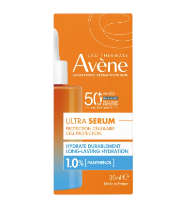 AVENE ULTRA SERUM SPF50+ HIDRATACION DURADERA 1% PANTHENOL 30 ml