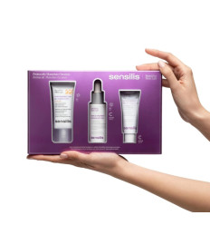 Sensilis Skin D-Pigment Protocolo Despigmentante Kit Sérum 30 ml + Crema 15 ml + Protector Solar SPF50+ 15 ml