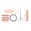 BODY COLLECTION KIT BEAUTY MANICURA + LABIAL + ACCESORIOS + NECESER R 996106