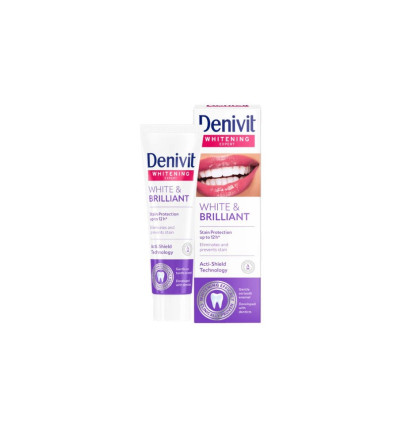 DENIVIT WHITE & BRILLANT DENTÍFRICO ANTIMANCHAS 50 ml