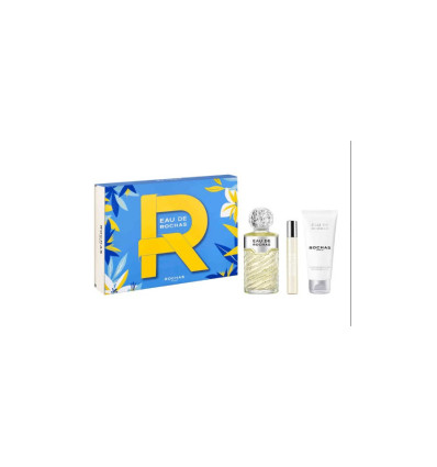 EAU DE ROCHAS EDT 100 ml SPRAY + EDT 20 ml SPRAY + BODY LOTION 100 ml