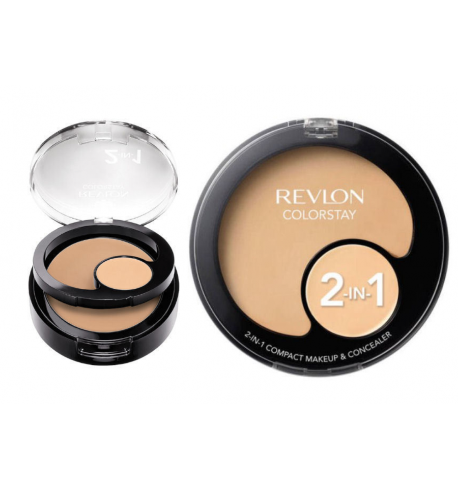 Revlon Colorstay Maquillaje Compacto y Corrector 2-en-1 tono Natural Beige  220 - FARMACIA MARINO