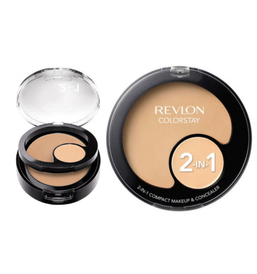 Revlon Colorstay Maquillaje Compacto y Corrector 2-en-1 tono Natural Beige 220 - FARMACIA MARINO Revlon Colorstay Maquillaje Compacto y Corrector 2-en-1 tono Natural Beige 220 - FARMACIA MARINO